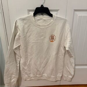 Classic White Crewneck Sweater